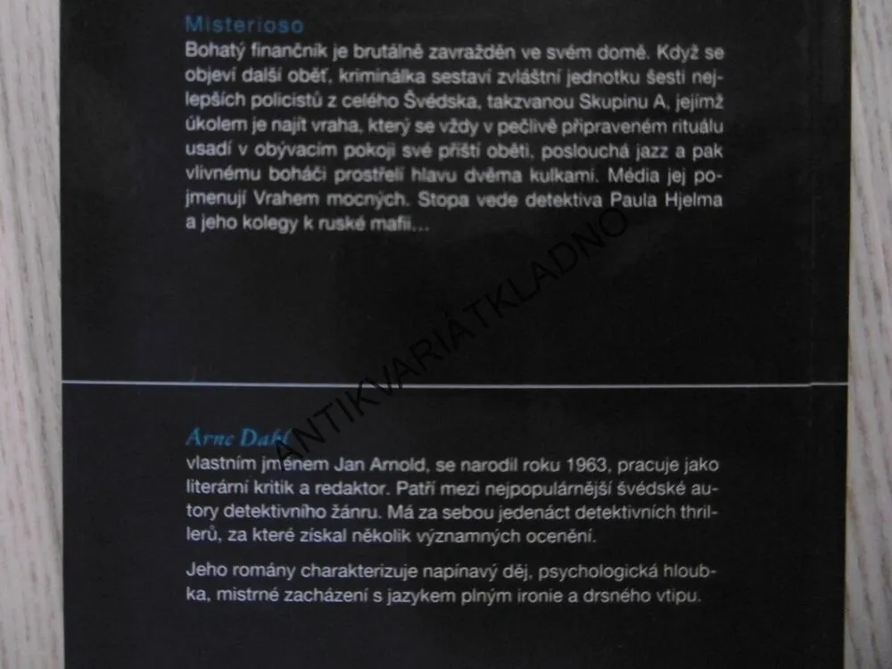 MISTERIOSO, ARNE DAHL, **an