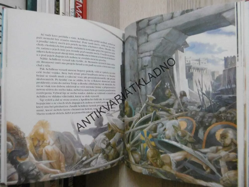 ČERNÉ LODĚ PŘED TRÓJOU, PŘÍBĚH Z ILIADY, ROSEMARY SUTCLIFF, ALAN LEE,**an
