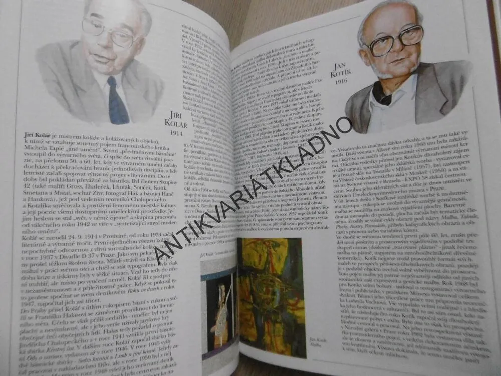 OSOBNOSTI ČESKÉHO MALÍŘSTVÍ, FILLA, KUBIŠTA, ALEŠ M., **an