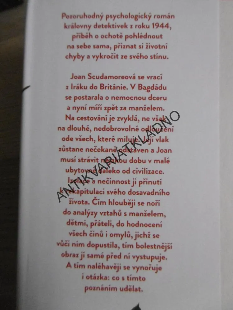 ODLOUČENÍ ZJARA, MARY WESTMACOTT, PSEUDONYM AGATHA CHRISTIE, **an