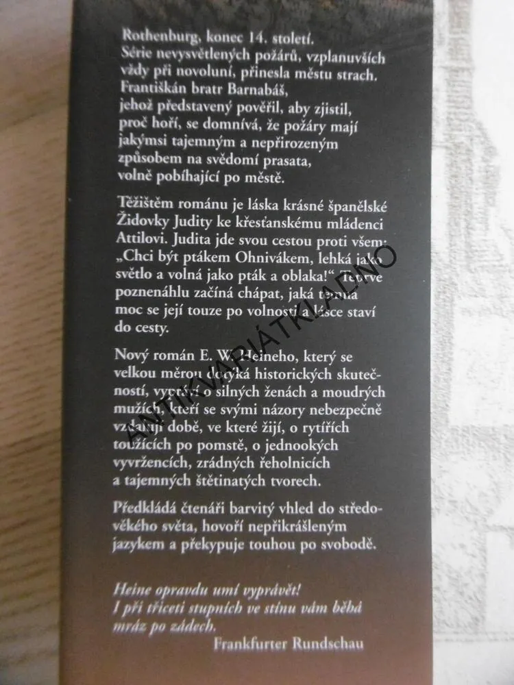 LET PTÁKA OHNIVÁKA, E. W. HEINE, **an