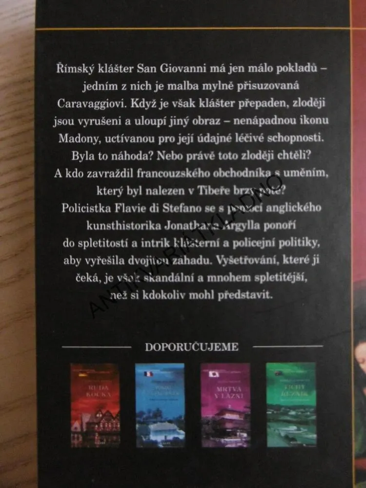 ULOUPENÁ MADONA, IAIN PEARS, **an