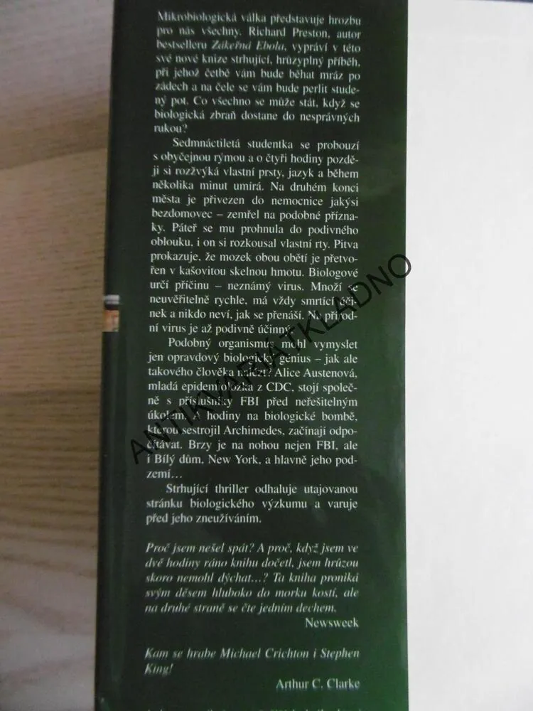 PŘÍPAD KOBRA, RICHARD PRESTON, **an