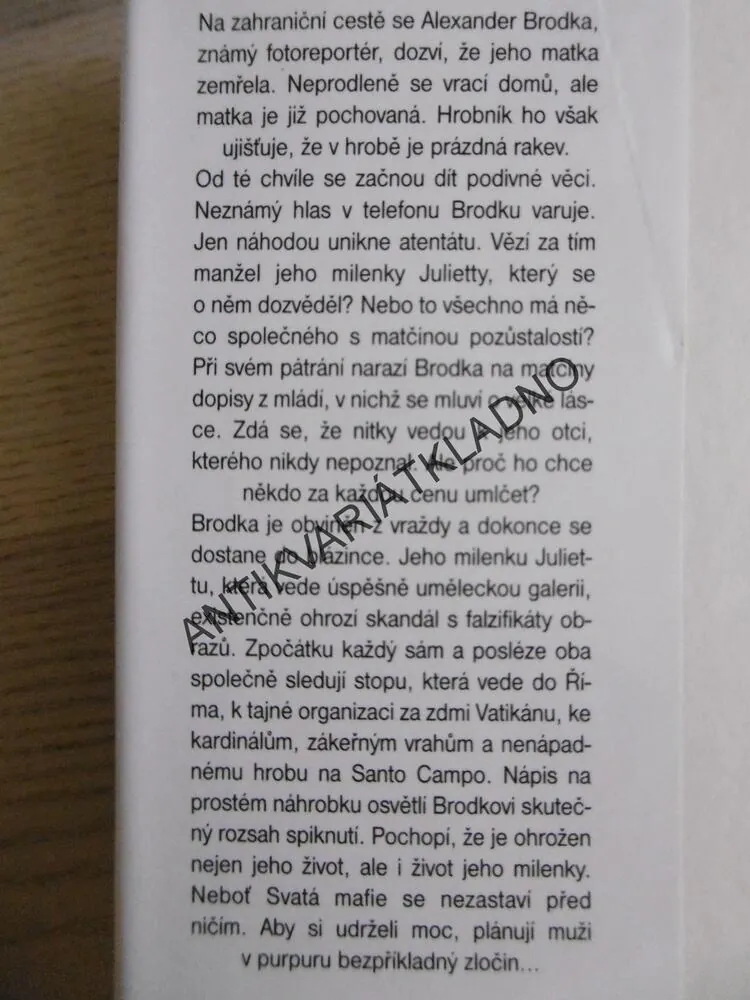 PURPUROVÉ STÍNY, PHILIPP VANDERBERG, **an