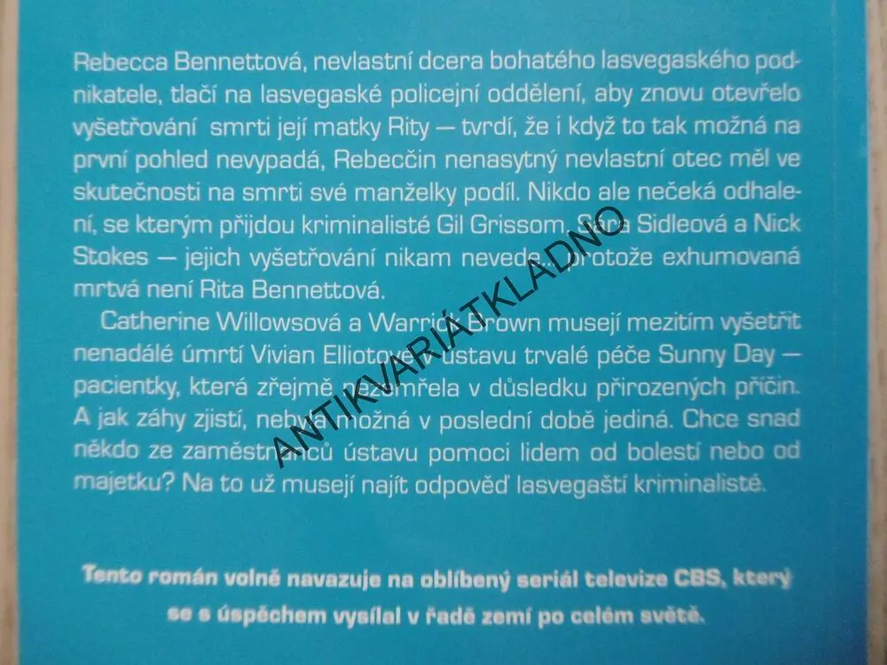 CSI: KRIMINÁLKA LAS VEGAS ZE ZÁHROBÍ, MAX ALLAN COLLINS, **an