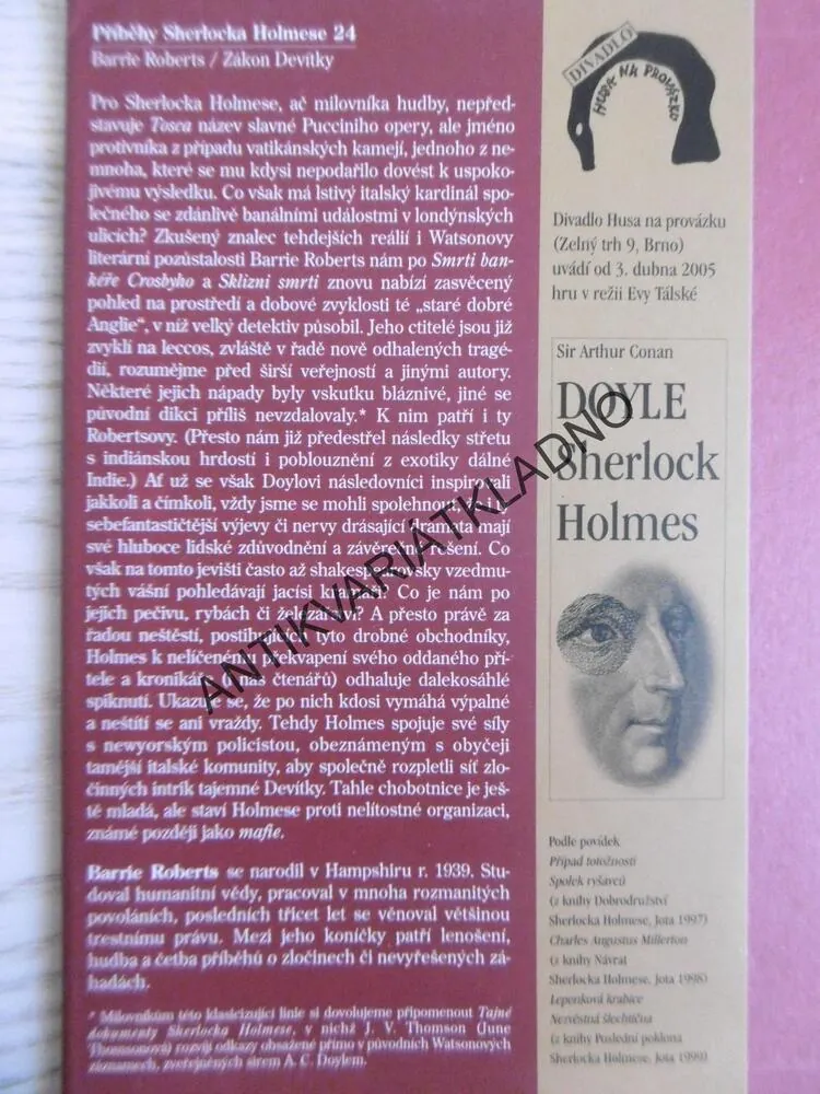 ZÁKON DEVÍTKY, BARRIE ROBERTS, **an