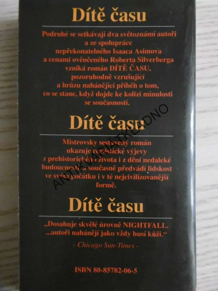 DÍTĚ ČASU, ISAAC ASIMOV, ROBERT SILVERBERG, **an