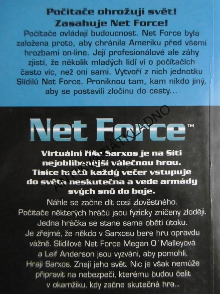 ZABÍJENÍ HROU, NET FORCE, TOM CLANCY, **an