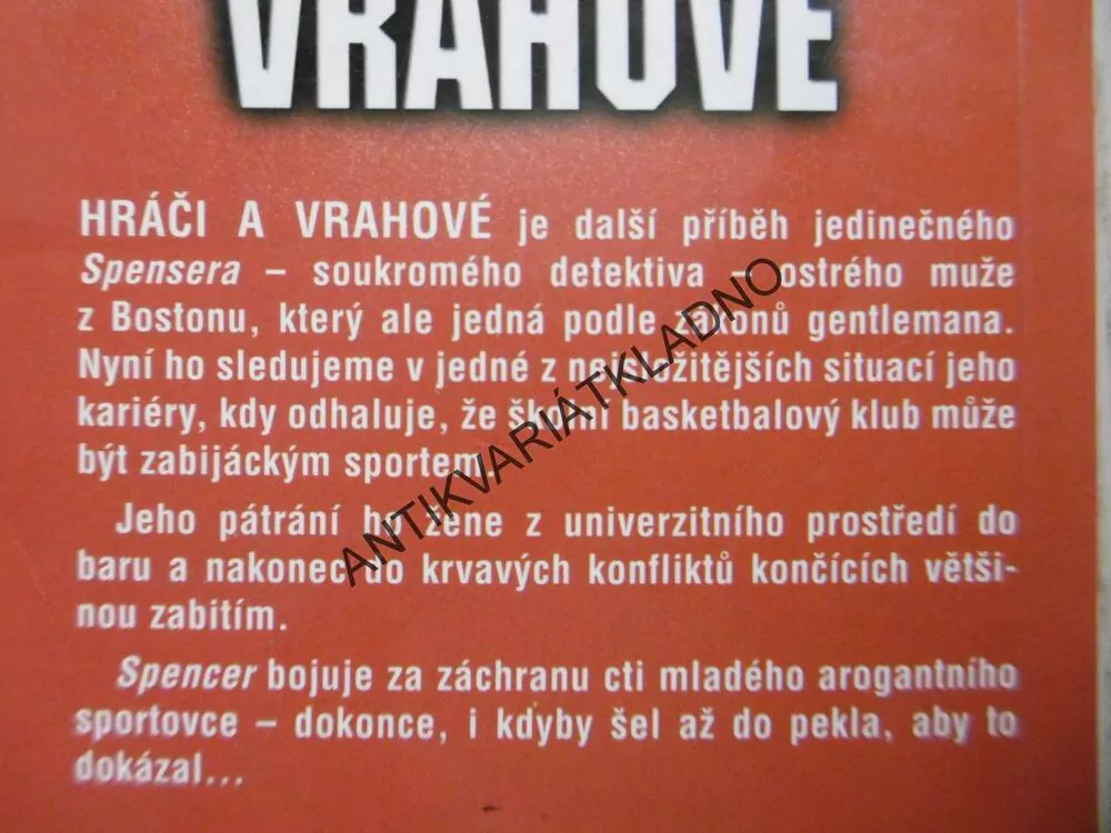 HRÁČI A VRAHOVÉ, ROBERT B. PARKER, **an