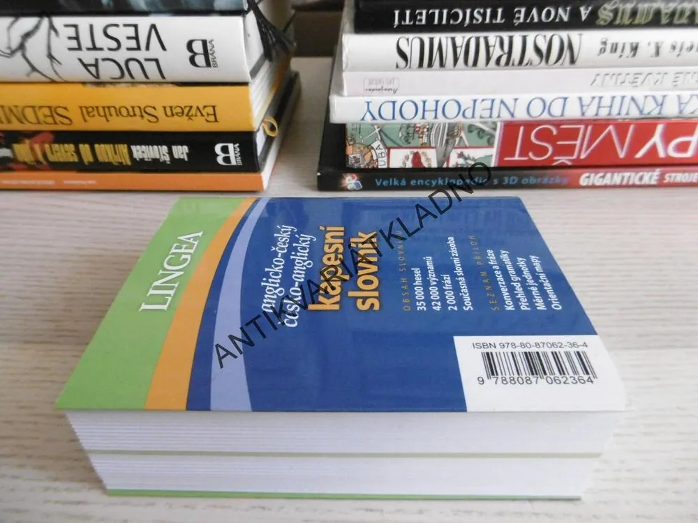 LINGEA, ČESKO-ANGLICKÝ KAPESNÍ SLOVNÍK,