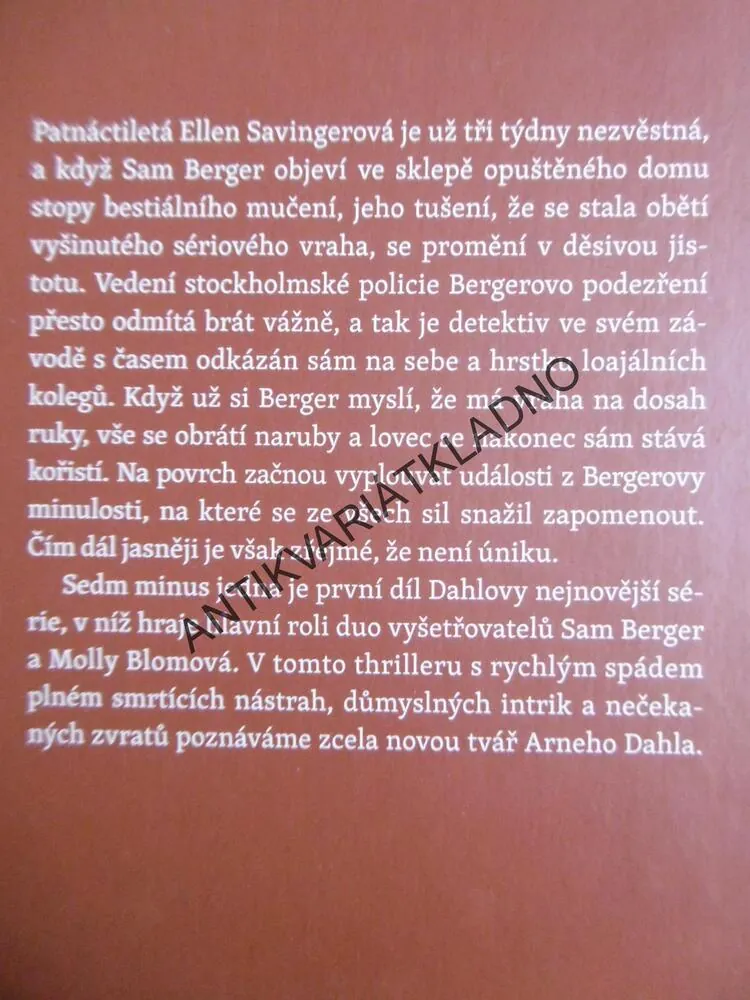 SEDM MINUS JEDNA, ARNE DAHL, **an