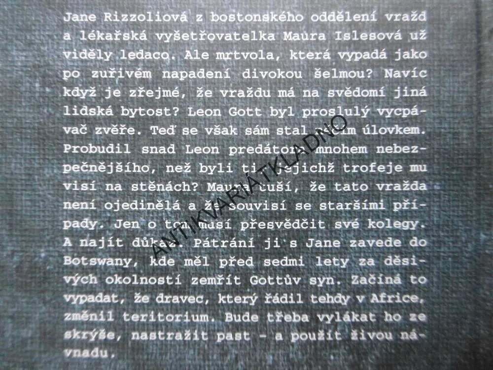 UMŘI ZNOVU, TESS GERRITSENOVÁ, **an