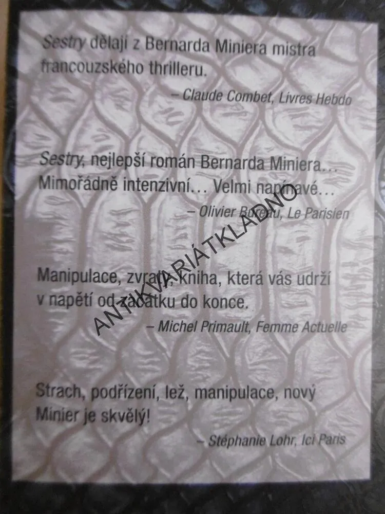 SESTRY, BERNARD MINIER, **an