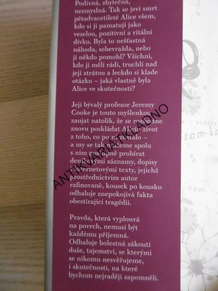 CO PO NÍ ZŮSTALO, T. R. RICHMOND, **an