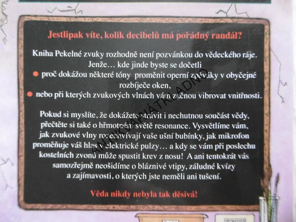 PEKELNÉ ZVUKY, DĚSIVÁ VĚDA, NICK ARNOLD, **an