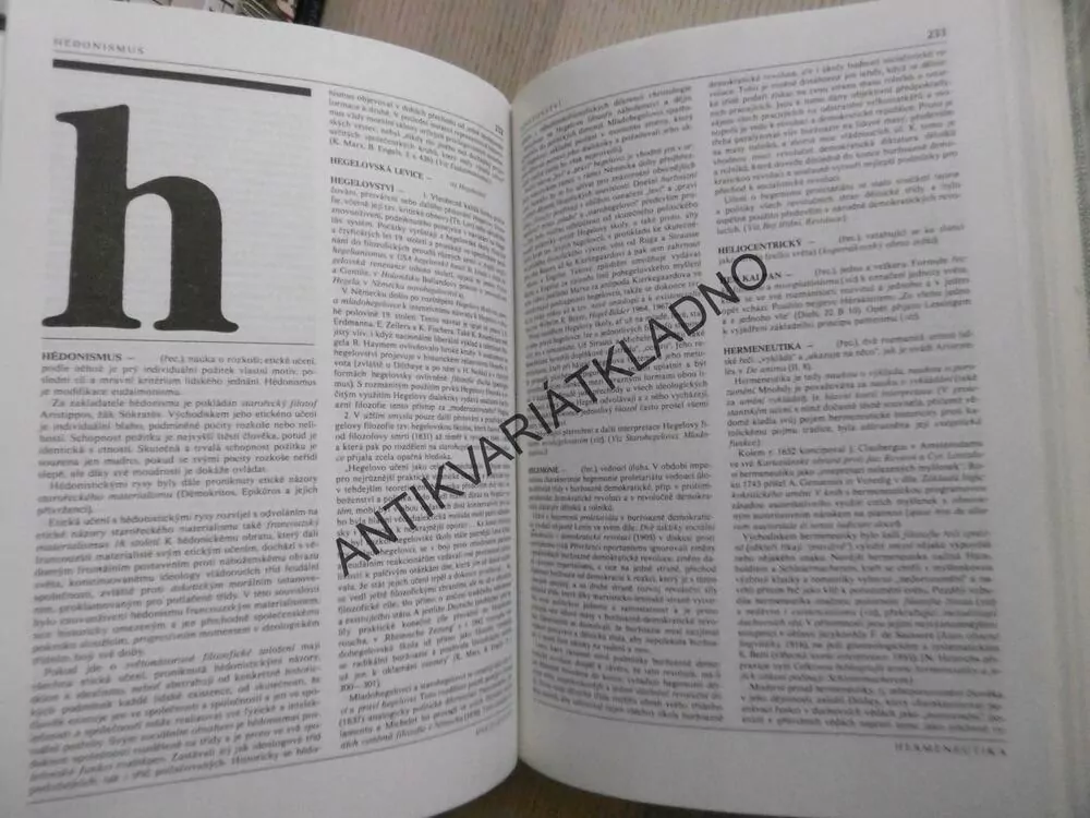 FILOZOFICKÝ SLOVNÍK A-N, **an
