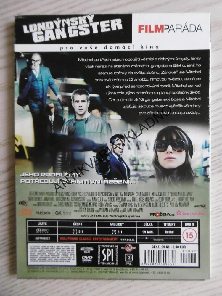 LONDÝNSKÝ GANGSTER, DVD FILM