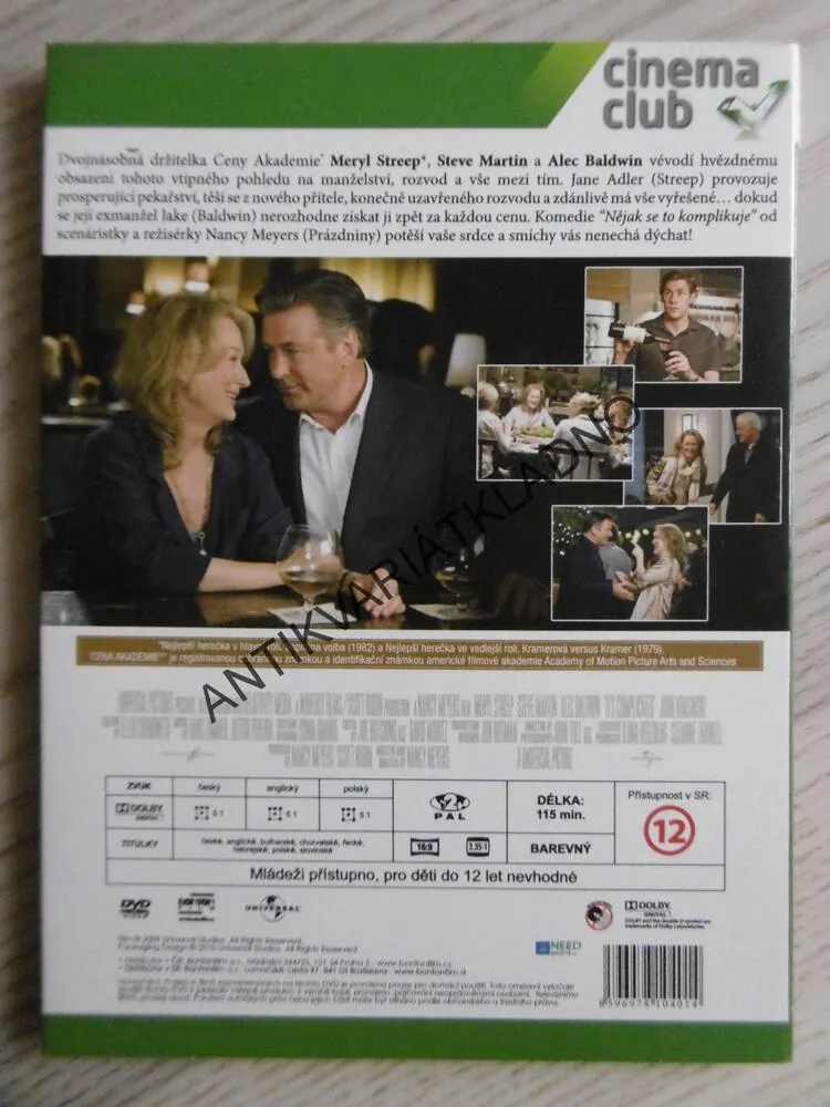 NĚJAK SE TO KOMPLIKUJE, DVD FILM