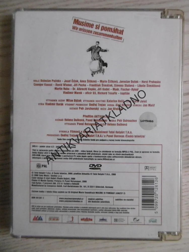 MUSÍME SI POMÁHAT, BOLEK POLÍVKA, DVD FILM