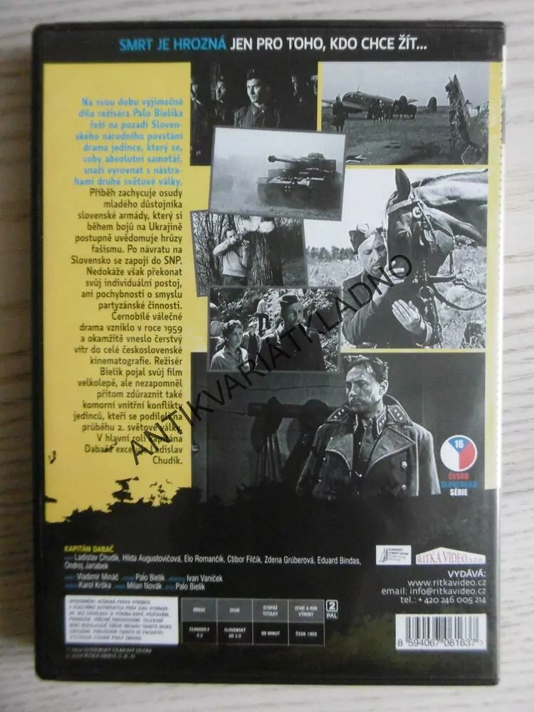 KAPITÁN DABAČ, DVD FILM