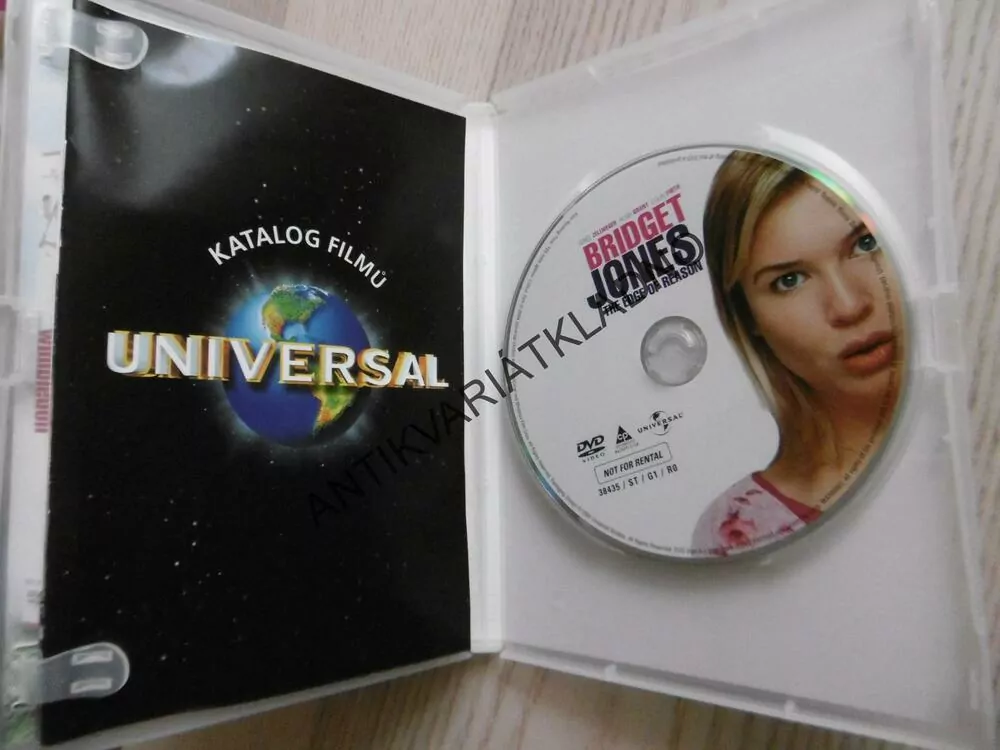 BRIDGET JONESOVÁ S ROZUMEM V KONCÍCH, DVD FILM