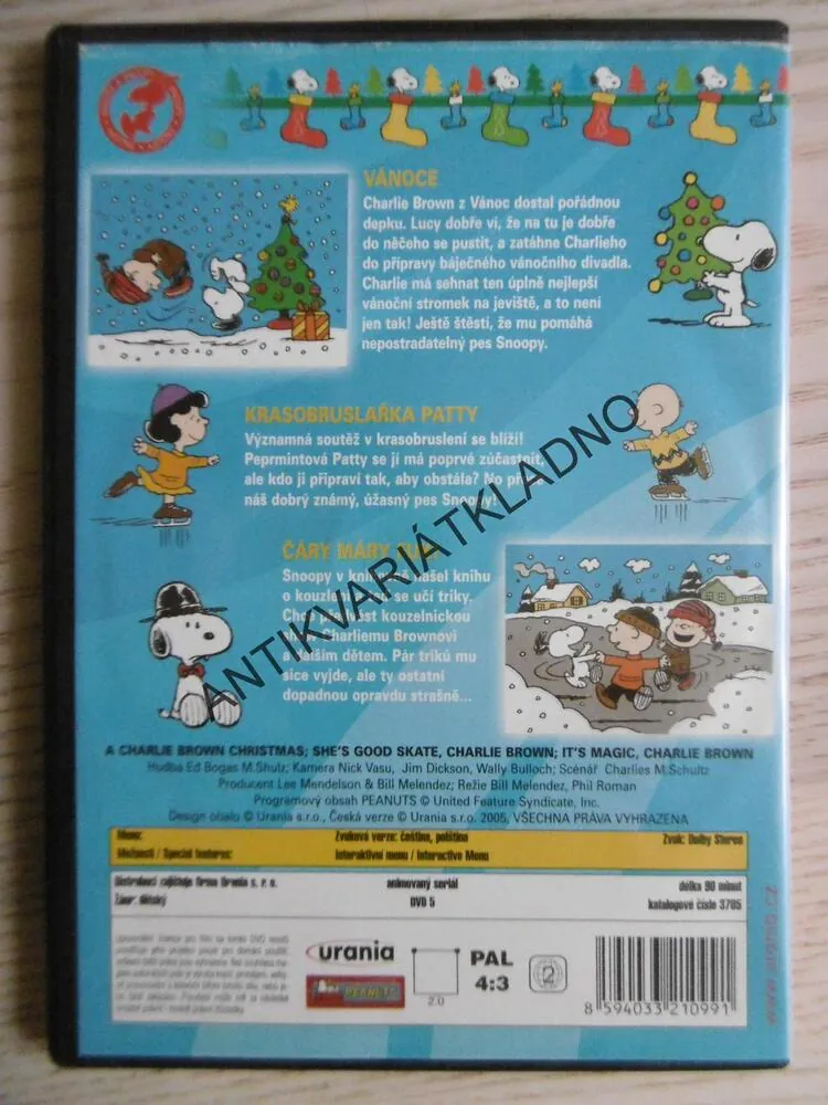 SNOOPY O VÁNOCÍCH, DVD FILM