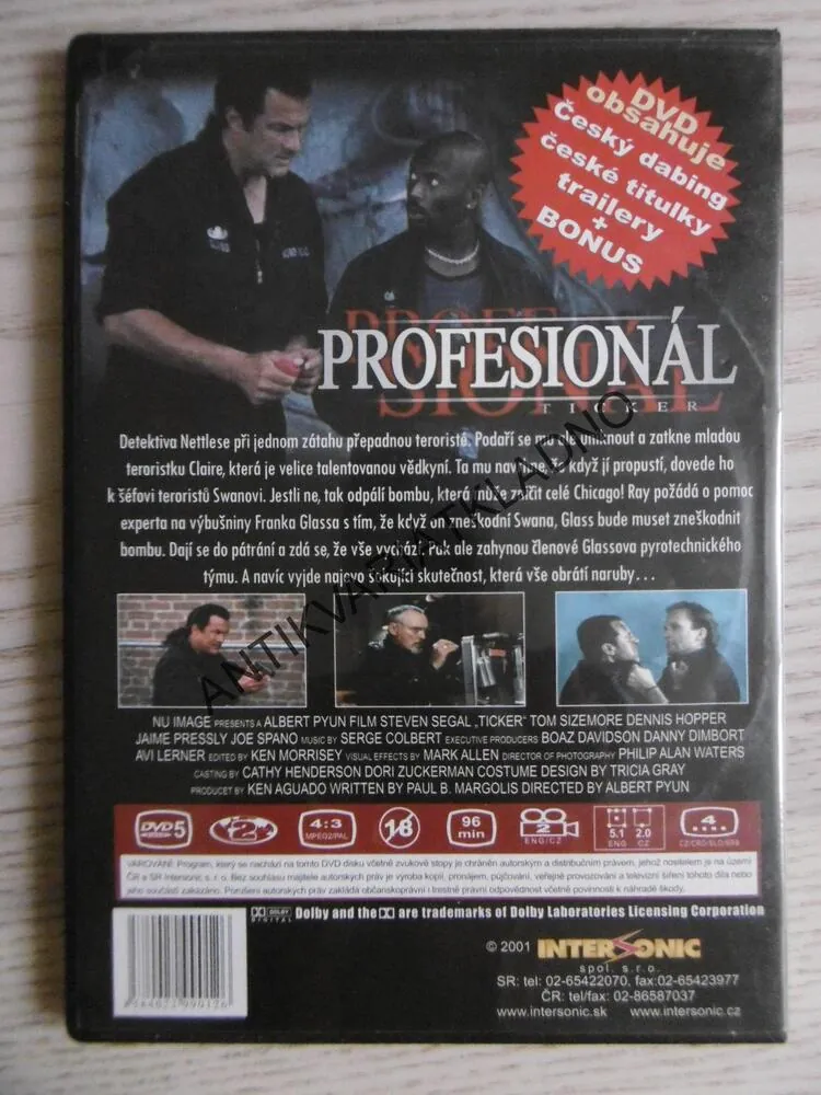 PROFESIONÁL, DVD FILM