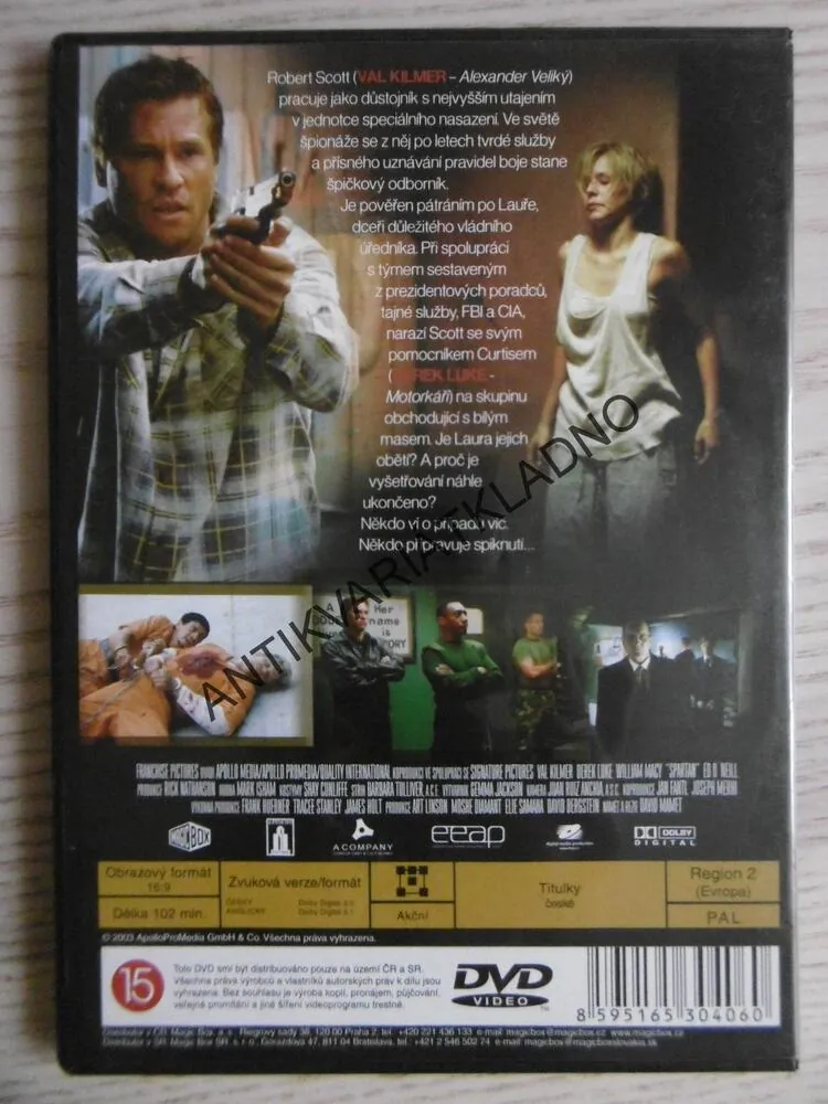 PRAVIDLA BOJE, DVD FILM