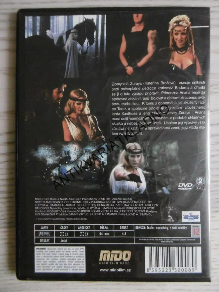 ARIANIN SOUBOJ, DVD FILM