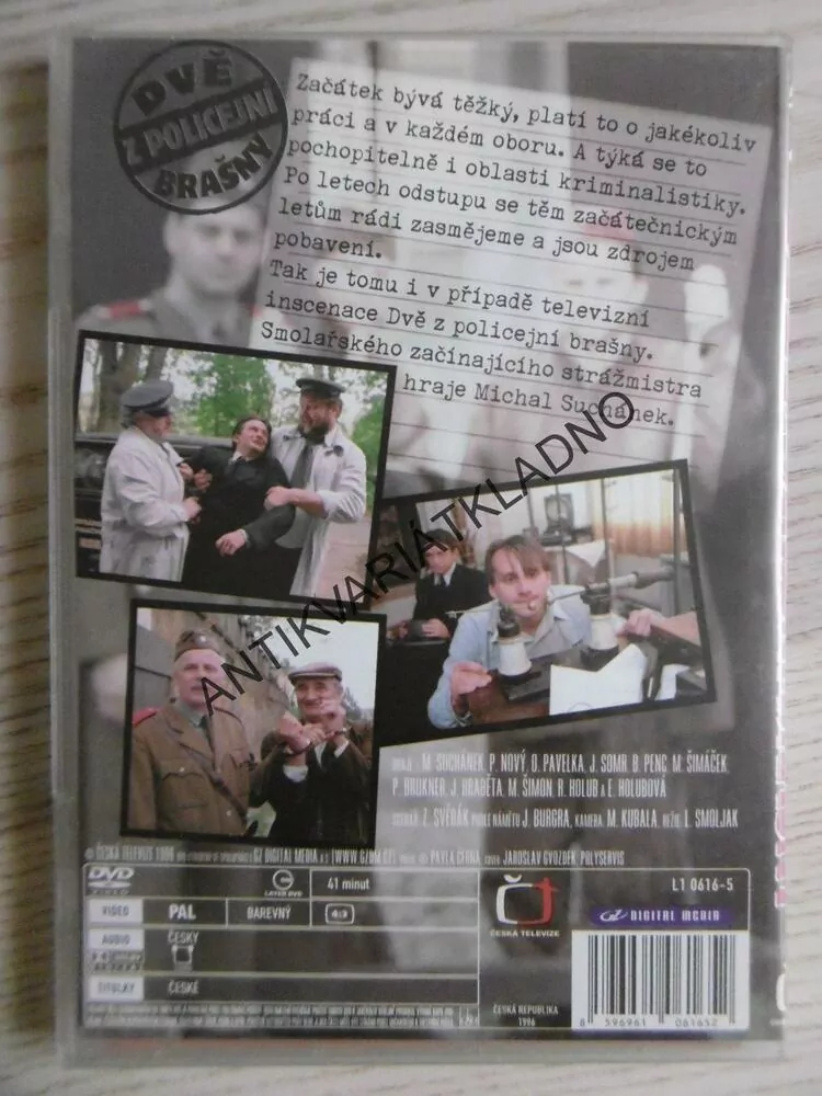 DVĚ Z POLICEJNÍ BRAŠNY, DVD FILM