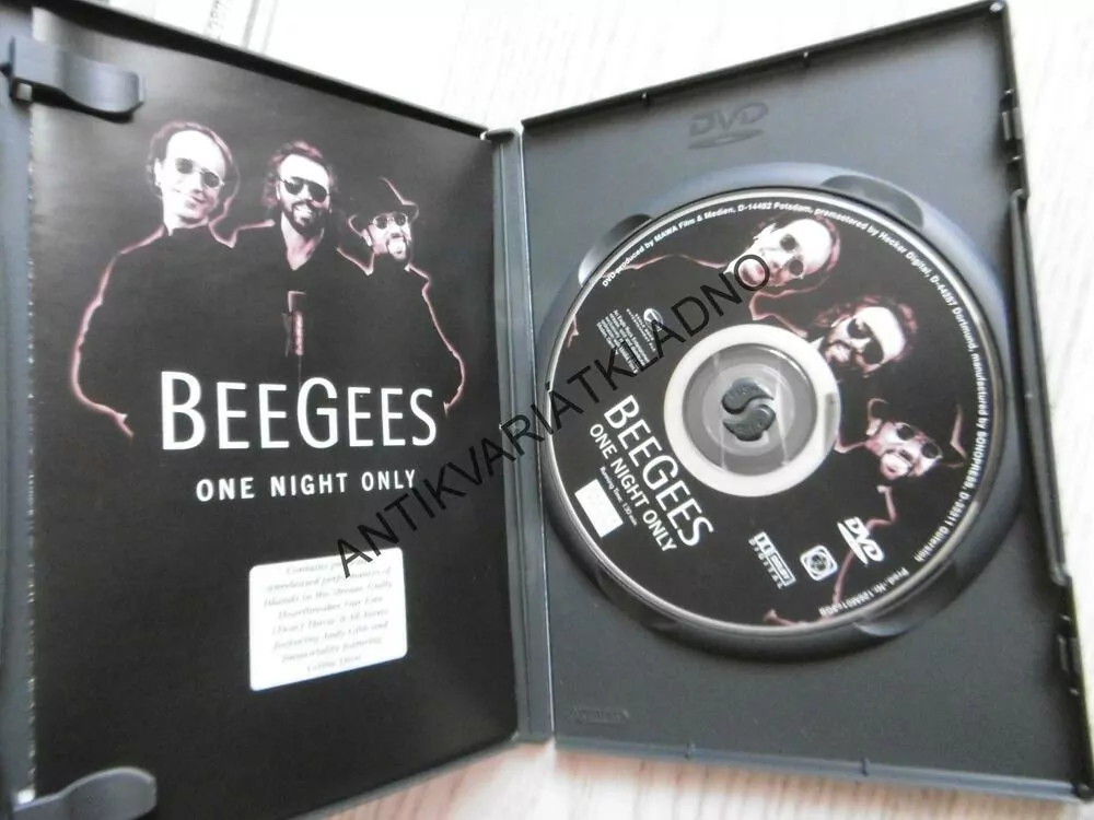 BEEGEES, ONE NIGHT ONLY, DVD HUDBA