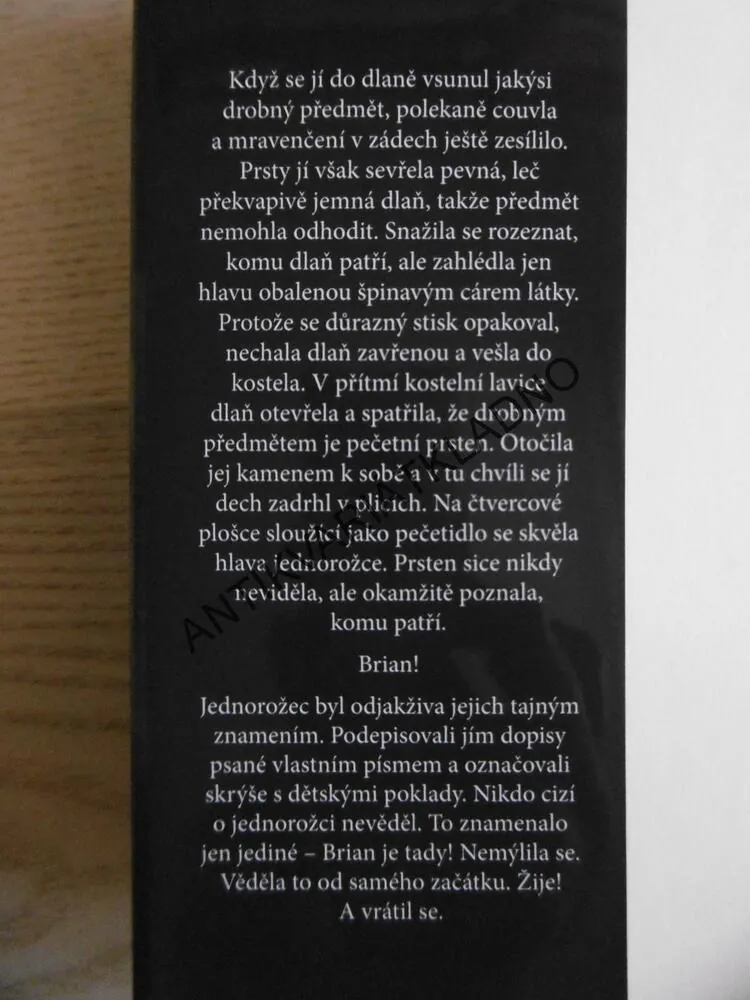 ZNAMENÍ JEDNOROŽCE, HANA MARIE KÖRNEROVÁ, **an