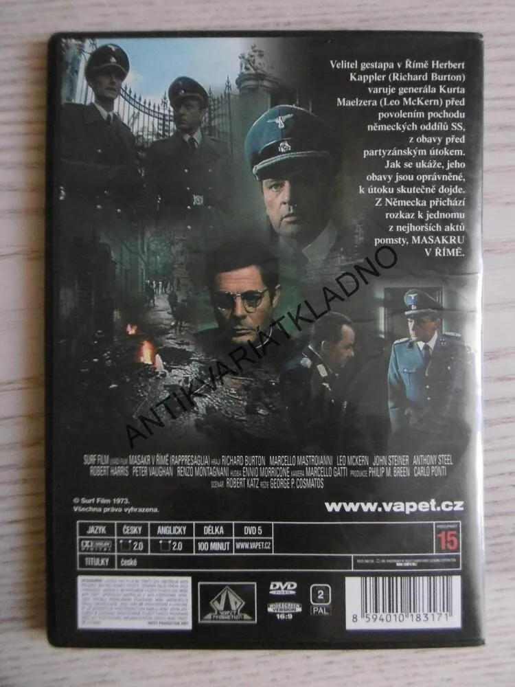 MASAKR V ŘÍMĚ, DVD FILM