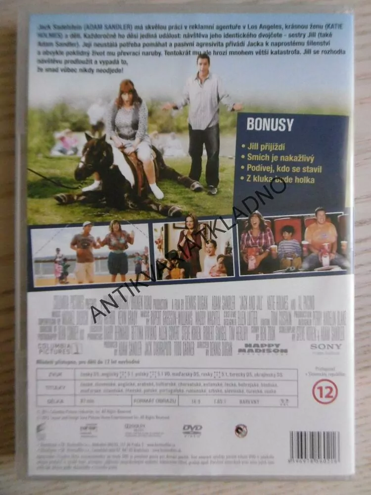 JACK A JILL, DVD FILM