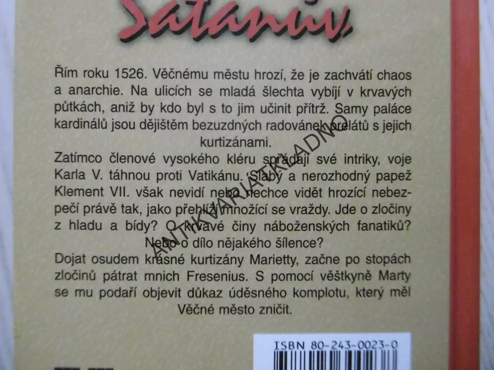 KARDINÁL SATANŮV, HANNES WERTHEIM, **an