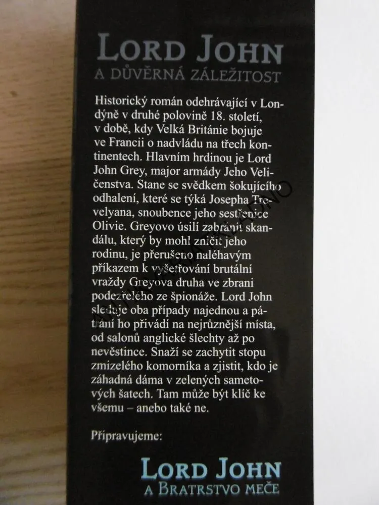 LORD JOHN A DŮVĚRNÁ ZÁLEŽITOST, DIANA GABALDON, **an