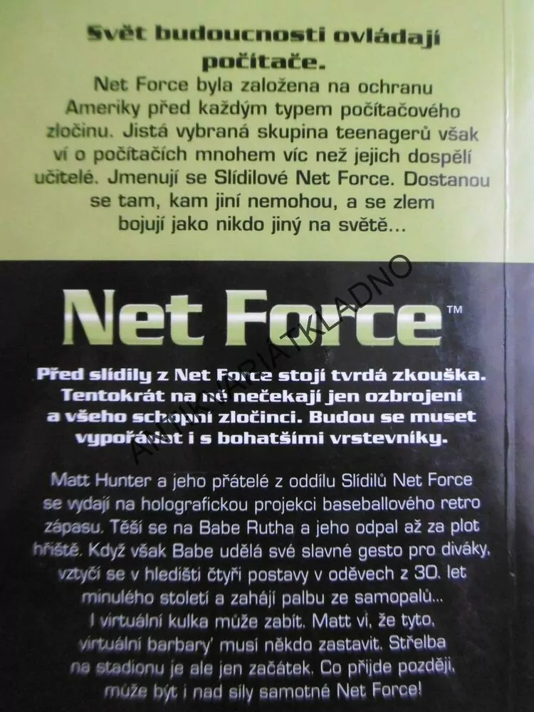 VIRTUÁLNÍ BARBAŘI, NET FORCE, TOM CLANCY, **an