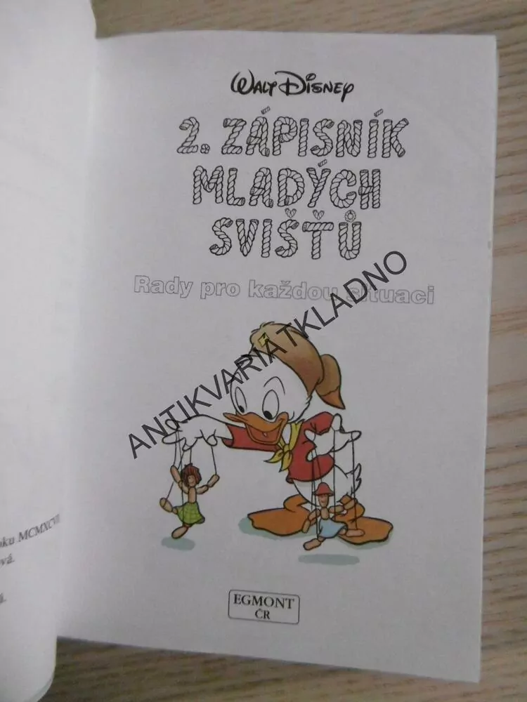 2. ZÁPISNÍK MLADÝCH SVIŠŤŮ, WALT DISNEY, **an