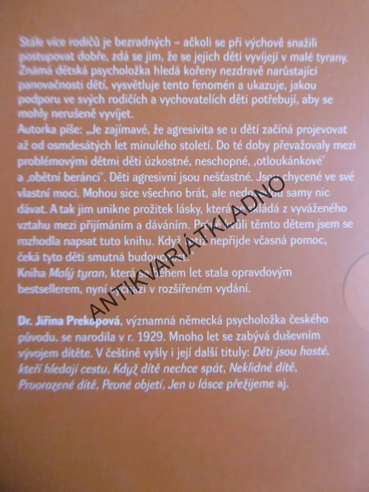 MALÝ TYRAN, JIŘINA PREKOPOVÁ, **an