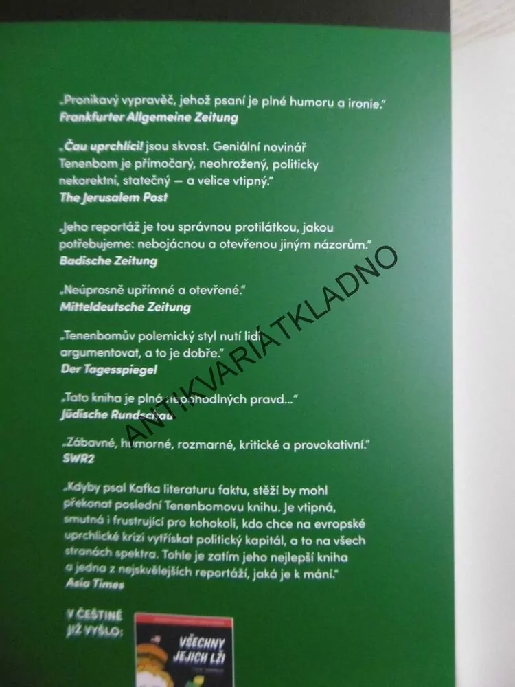 ČAU UPRCHLÍCI!, TUVIA TENENBOM, **an