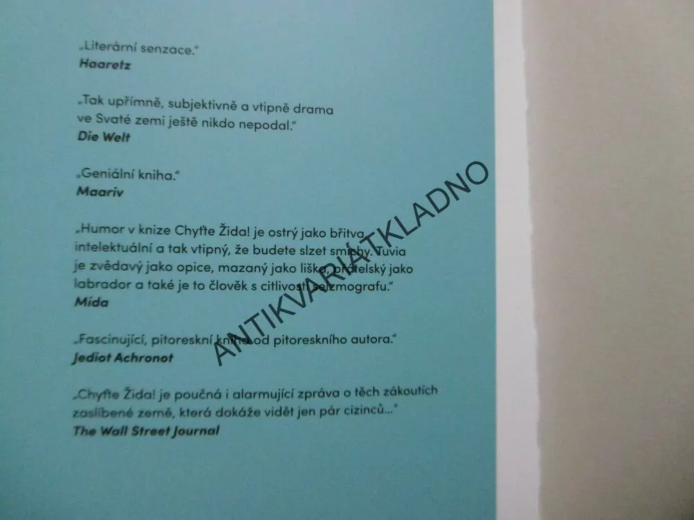 CHYŤTE ŽIDA!, TUVIA TENENBOM, **an