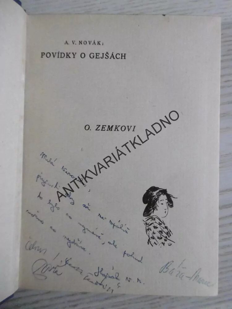 POVÍDKY O GEJŠÁCH, A. V. NOVÁK, **an