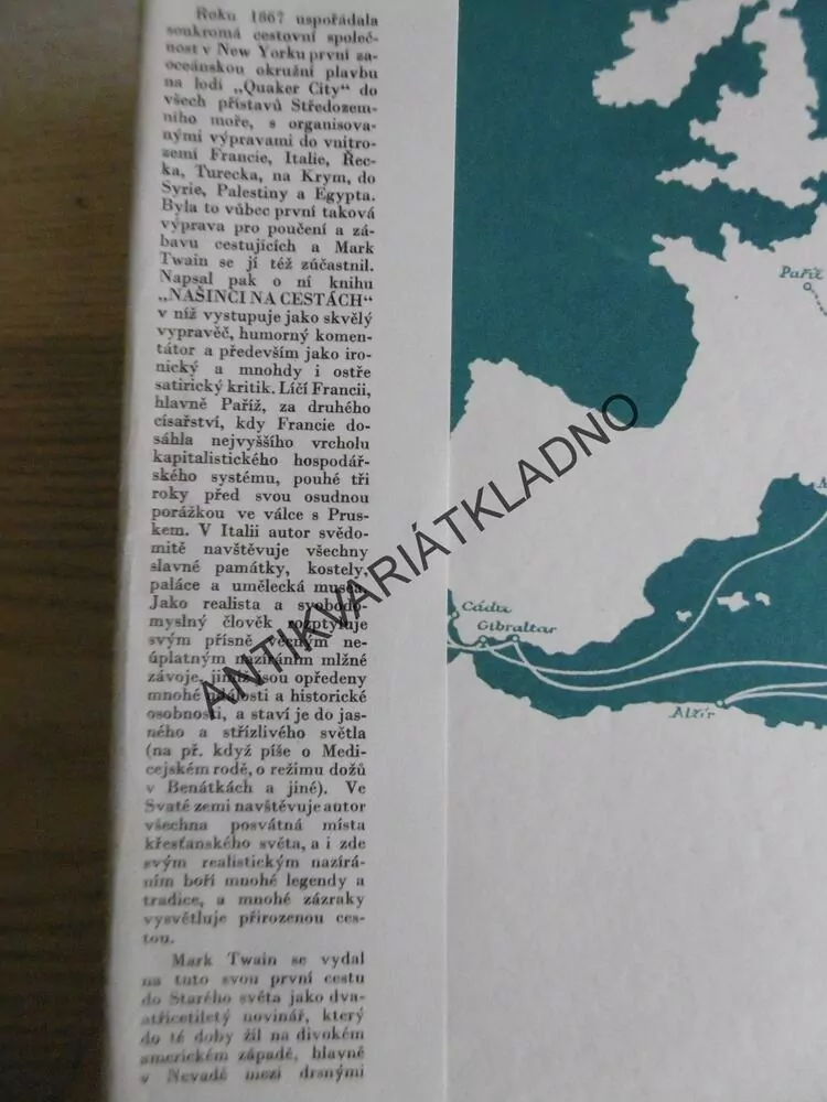 NAŠINCI NA CESTÁCH, MARK TWAIN, **an