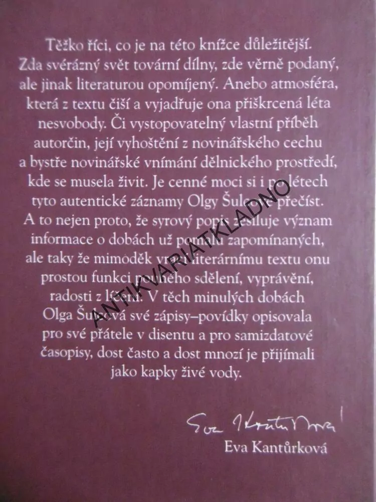 ZÁHADA ČERVENÉHO KŘESLA... A JINÉ PŘÍBĚHY, OLGA ŠULCOVÁ, **an