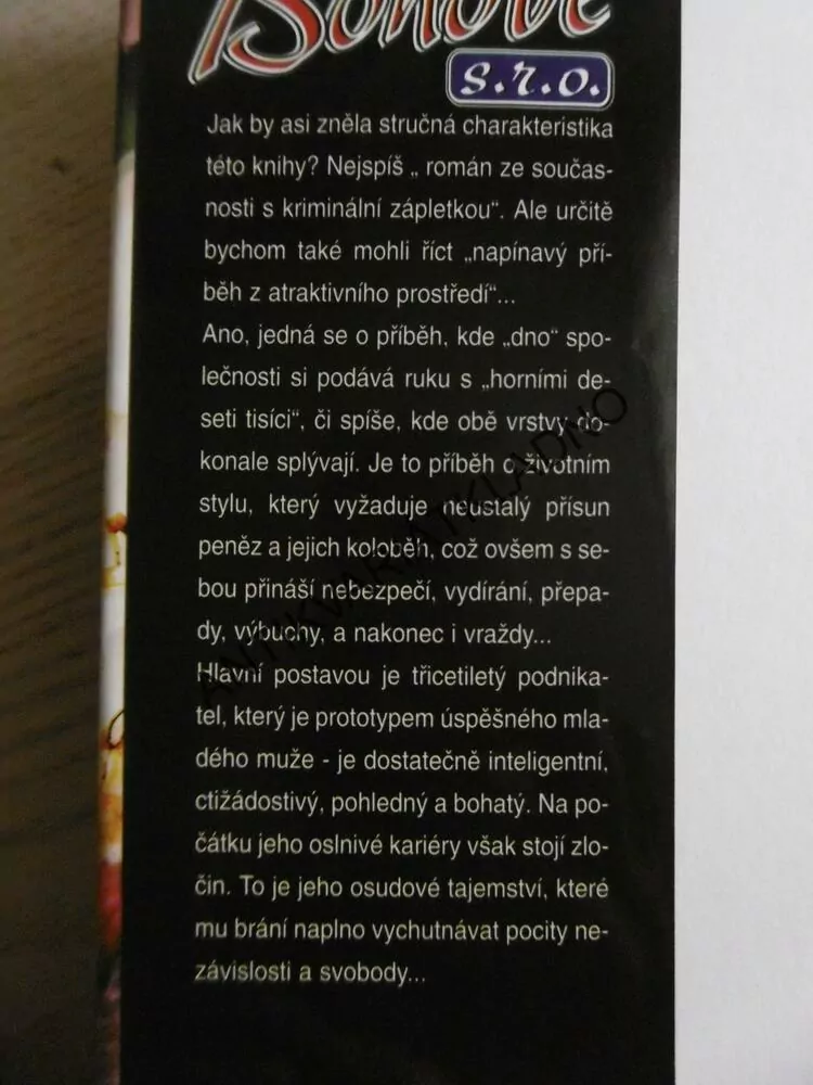 BOHOVÉ S. R. O., RENÉ PLÁŠIL, **an