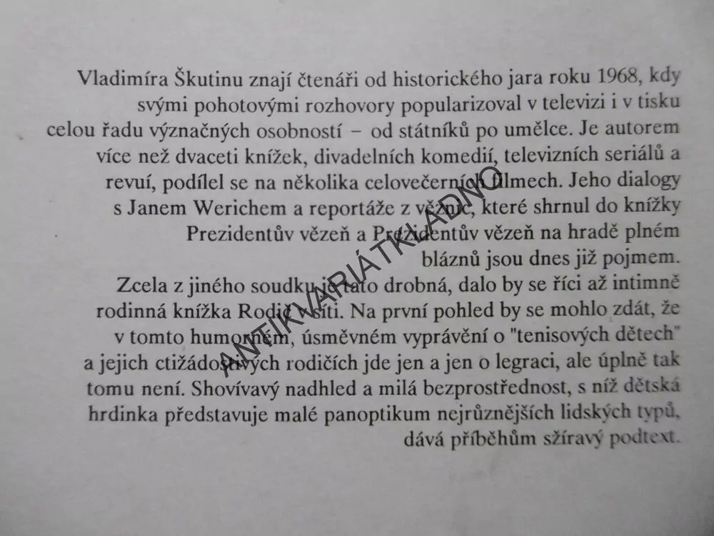 RODIČ V SÍTI, VLADIMÍR ŠKUTINA, **an