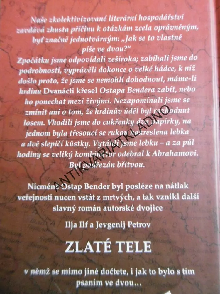DVANÁCT KŘESEL, ILF, PETROV, **an