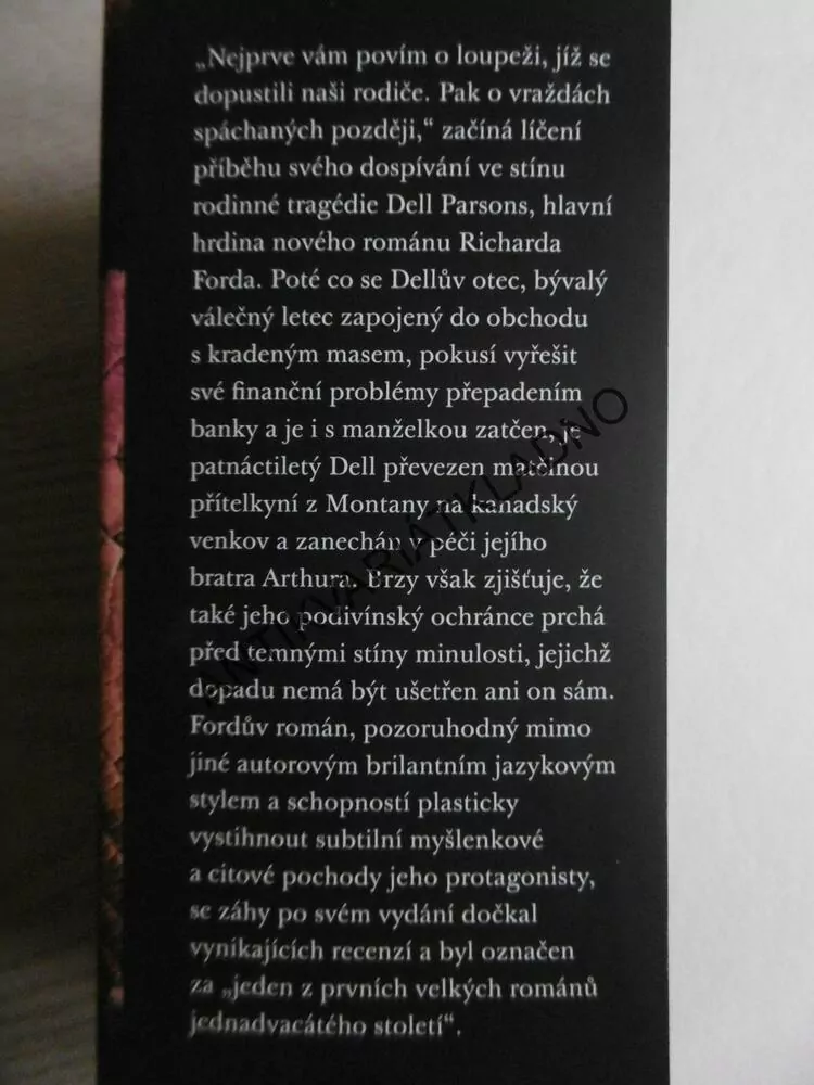 KANADA, RICHARD FORD, **an