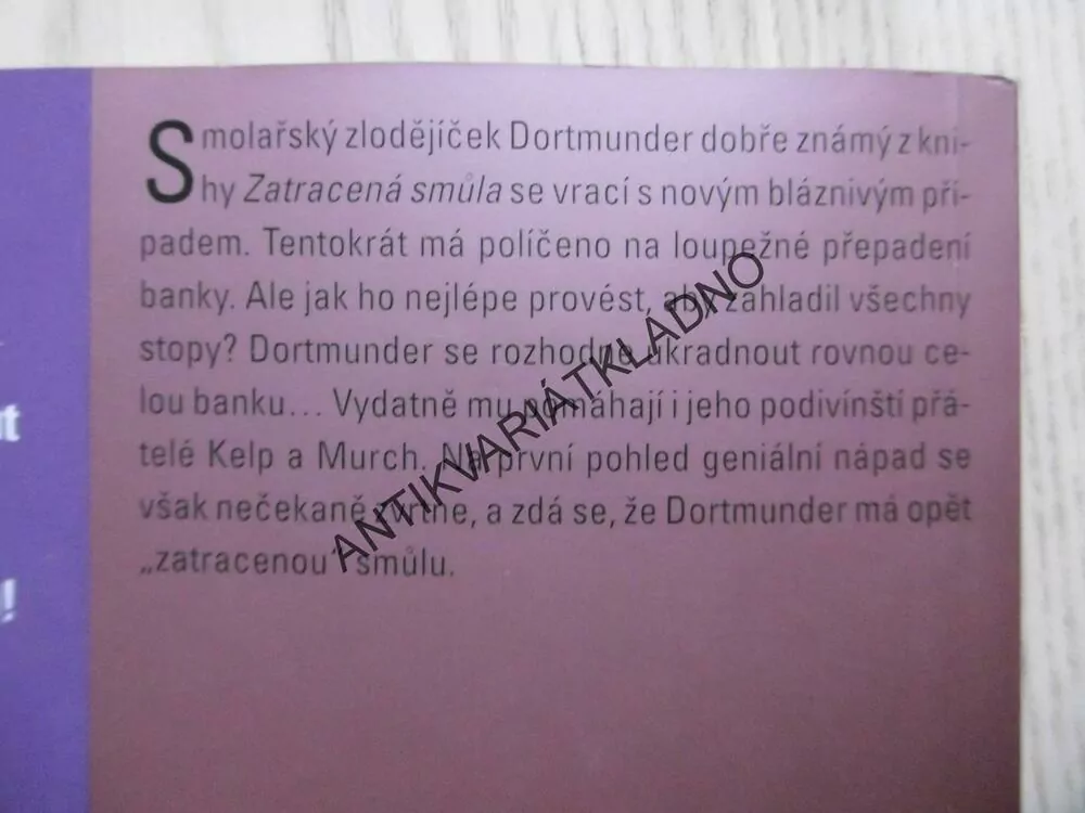 UKRADENÁ BANKA, DONALD E. WESTLAKE, **an