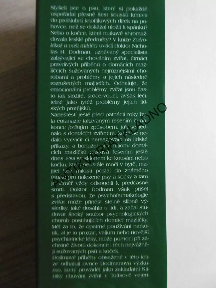 ZVĚROLÉKAŘ A VAŠI MILÁČCI, NICHOLAS H. GOODMAN, **an